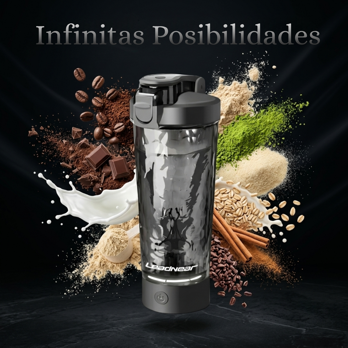 Shaker Eléctrico Premium Recargable