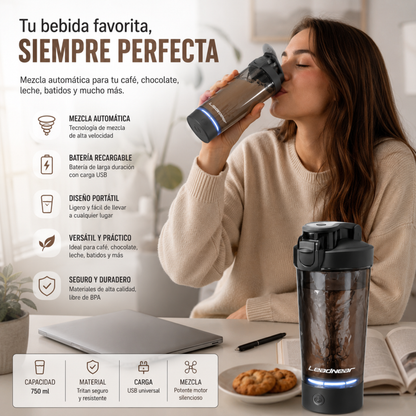 Shaker Eléctrico Premium Recargable